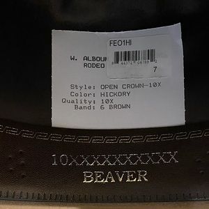 NWT Rodeo King 10X Beaver Cowboy Hat